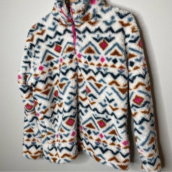 Eddie Bauer Fuzzy Sherpa Pullover small - Picture 2 of 5